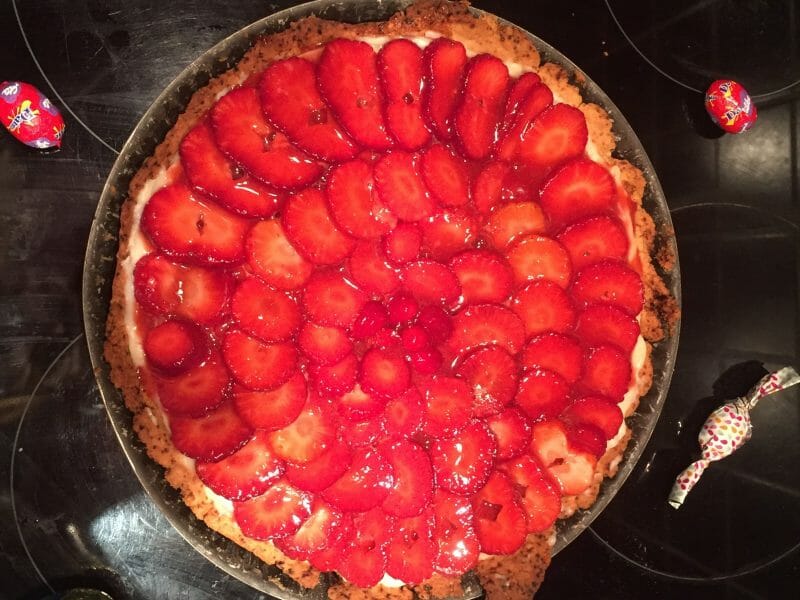 Cliquez pour zoomer ! Tarte aux fraises Thermomix par Pauline Vdier
