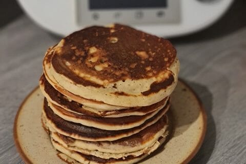 Cliquez pour zoomer ! Pancakes à la banane Thermomix par Estrela