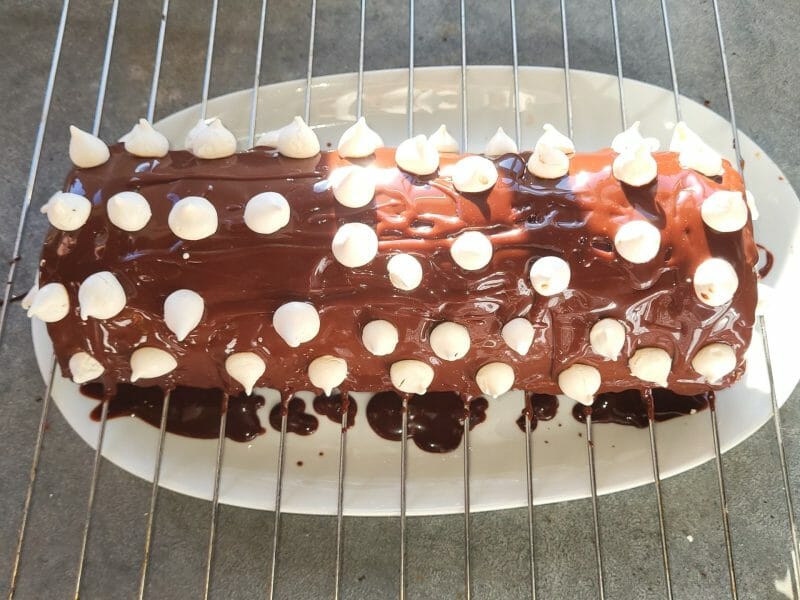 Cliquez pour zoomer ! Bûche mousse au chocolat Thermomix par sandrine_du_84