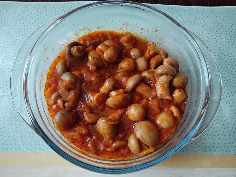 Cliquez pour zoomer ! Champignons à la grecque Thermomix par maluva