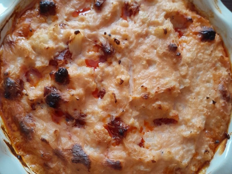 Cliquez pour zoomer ! Gratin de chou-fleur au chorizo Thermomix par maluva