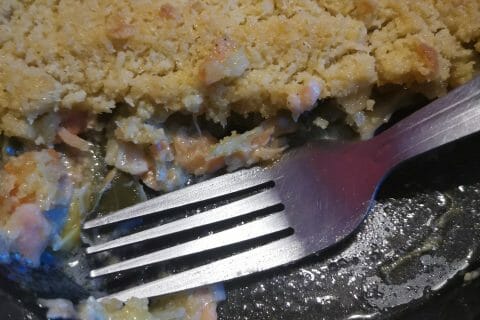 Cliquez pour zoomer ! Crumble de saumon et poireaux Thermomix par Noudja