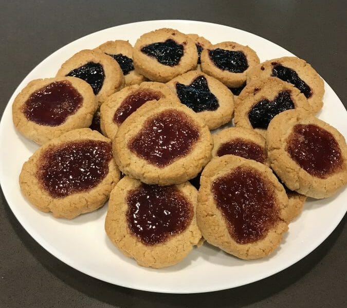 Jam drops Biscuits à la confiture au Thermomix Cookomix