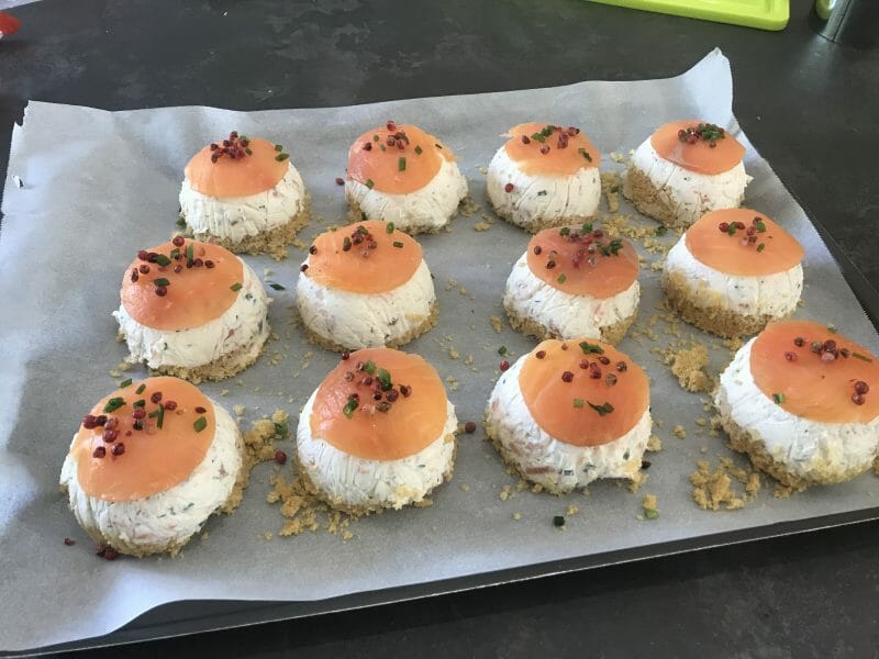 Cliquez pour zoomer ! Cheesecake au saumon sans cuisson Thermomix par Corinee