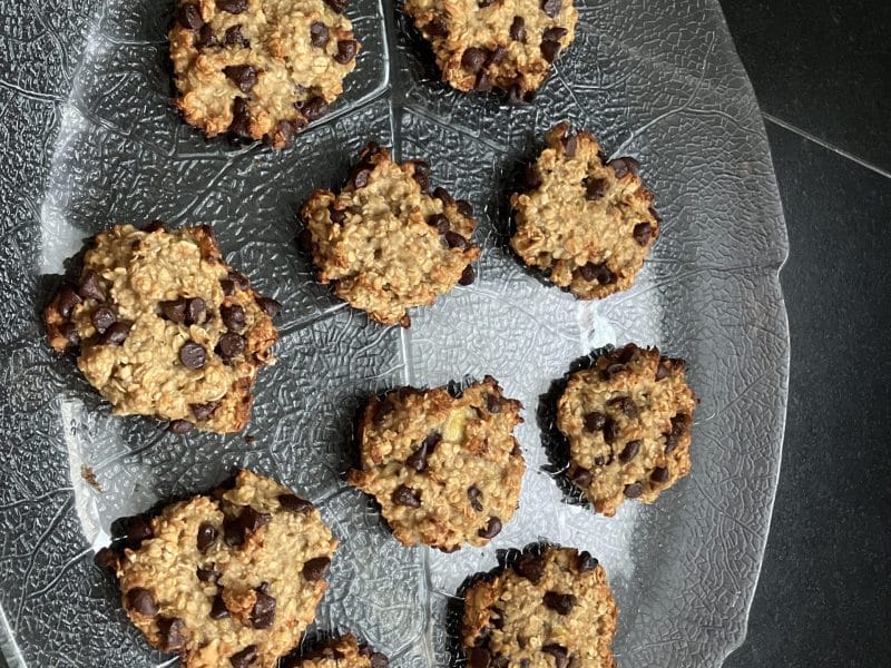 Cliquez pour zoomer ! Biscuits avoine, banane et chocolat Thermomix par muriel63