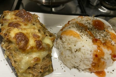Aubergines farcies au thon Thermomix par soum0803