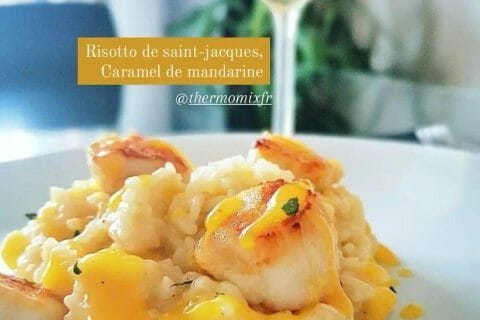 Cliquez pour zoomer ! Risotto aux Saint Jacques et poireaux Thermomix par Fille_Davril