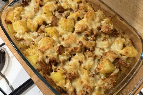 Cliquez pour zoomer ! Gratin de poulet rôti et pommes de terre Thermomix par izbi