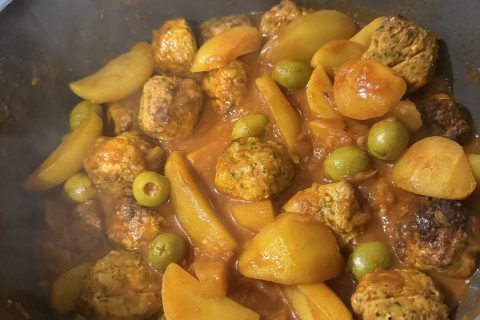 Cliquez pour zoomer ! Boulettes de poulet aux olives Thermomix par izbi