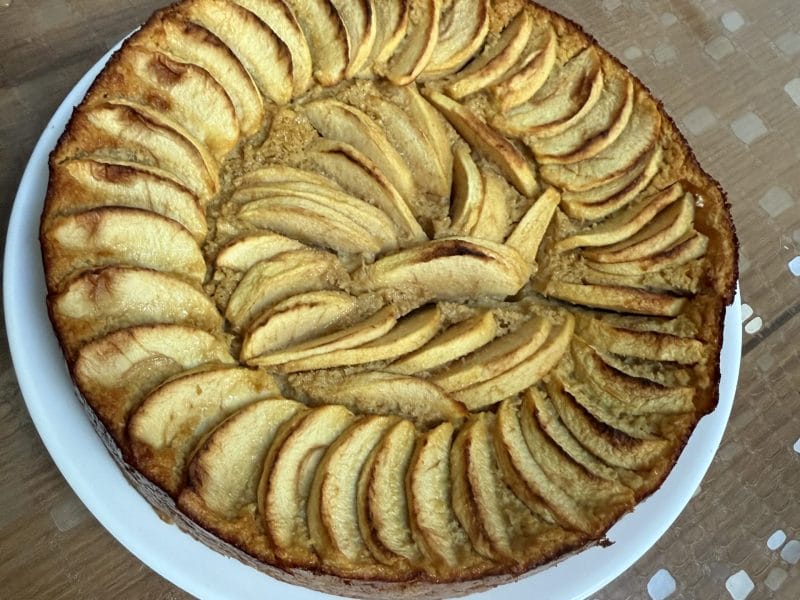 Cliquez pour zoomer ! Tarte aux pommes sans pâte Thermomix par izbi