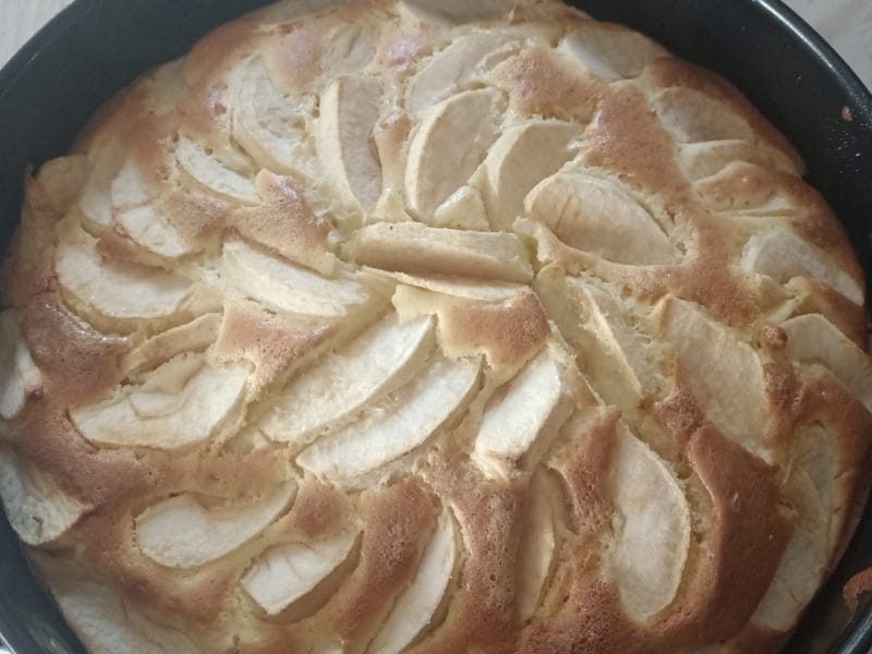 Cliquez pour zoomer ! Gâteau aux pommes et mascarpone Thermomix par Cecile6618