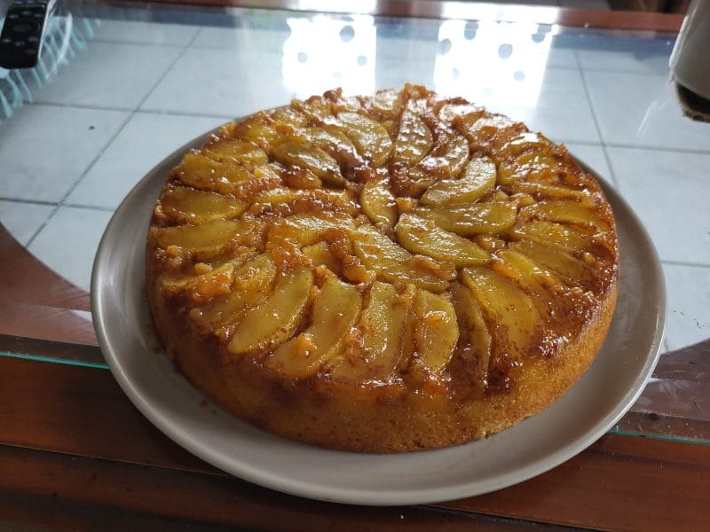 Cliquez pour zoomer ! Gâteau renversé aux pommes caramélisées Thermomix par blackie65