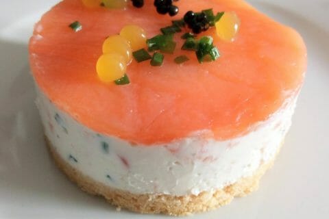Cliquez pour zoomer ! Cheesecake au saumon sans cuisson au Thermomix