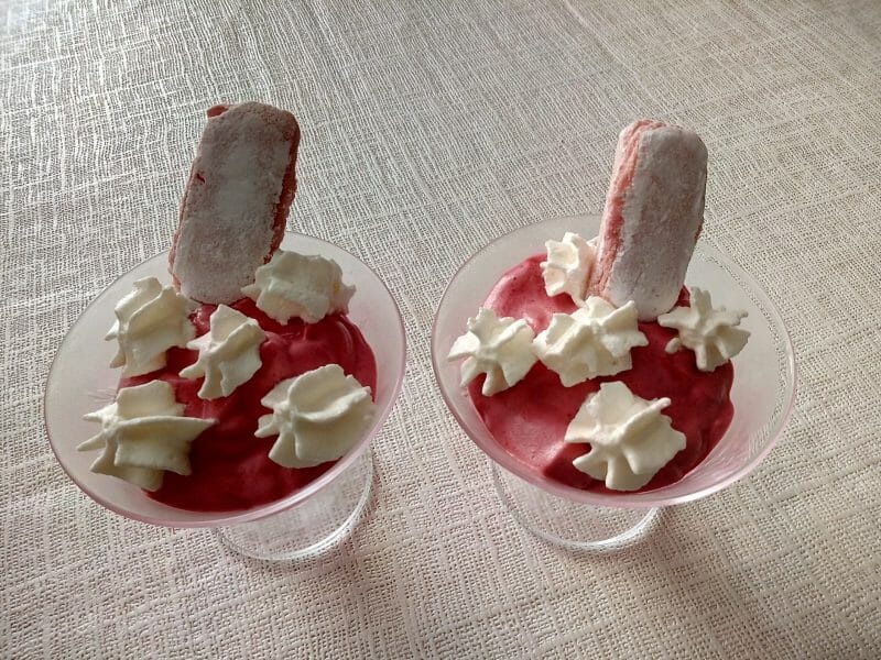 Cliquez pour zoomer ! Mousse de pêches blanches Thermomix par Gismevial