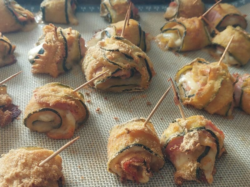 Cliquez pour zoomer ! Roulés de courgettes au jambon Thermomix par Tinolho