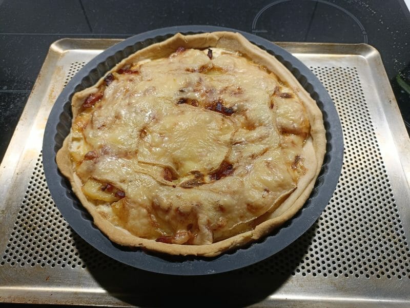 Cliquez pour zoomer ! Tarte aux pommes de terre et lardons Thermomix par morgane