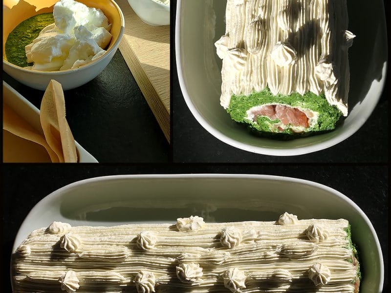 Cliquez pour zoomer ! Roulé aux épinards, saumon et Boursin Thermomix par GinL