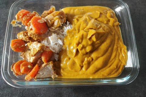 Cliquez pour zoomer ! Poulet coco aux 3 épices Thermomix par fabien_128