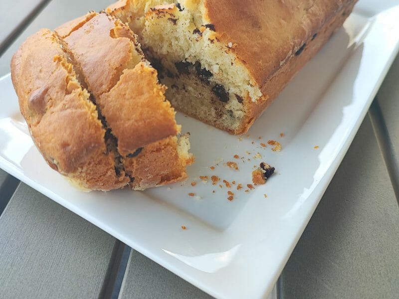 Cliquez pour zoomer ! Plum cake aux pépites de chocolat Thermomix par fabien_128