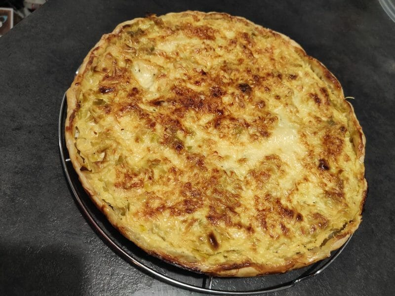 Cliquez pour zoomer ! Quiche Poireaux et Saumon Thermomix par fabien_128