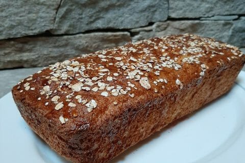 Cliquez pour zoomer ! Pain aux flocons d’avoine et au miel Thermomix par clemaud