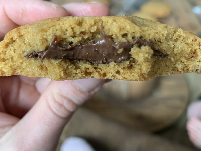 Cliquez pour zoomer ! Cookies fourrés au nutella Thermomix par emeline_174