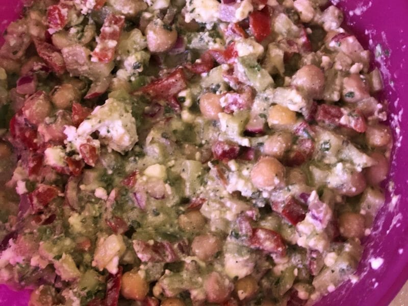 Cliquez pour zoomer ! Salade de pois chiches Thermomix par brigitte_166