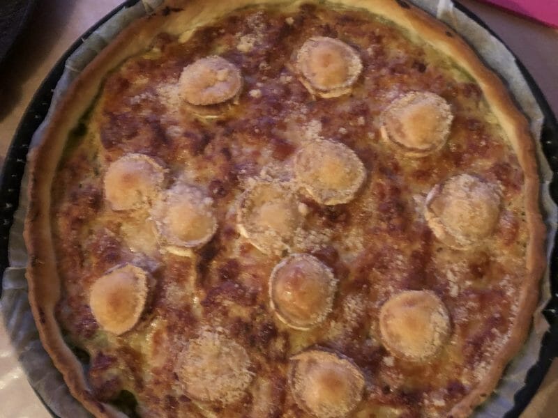 Cliquez pour zoomer ! Tarte courgette, jambon & chèvre Thermomix par brigitte_166