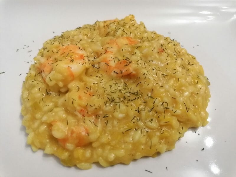 Cliquez pour zoomer ! Risotto crevettes et curry Thermomix par margauxdl