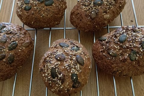 Cliquez pour zoomer ! Petits pains amande et sarrasin Thermomix par Licorne rose