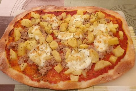 Cliquez pour zoomer ! Pizza au thon et aux olives Thermomix par Mistouflette21