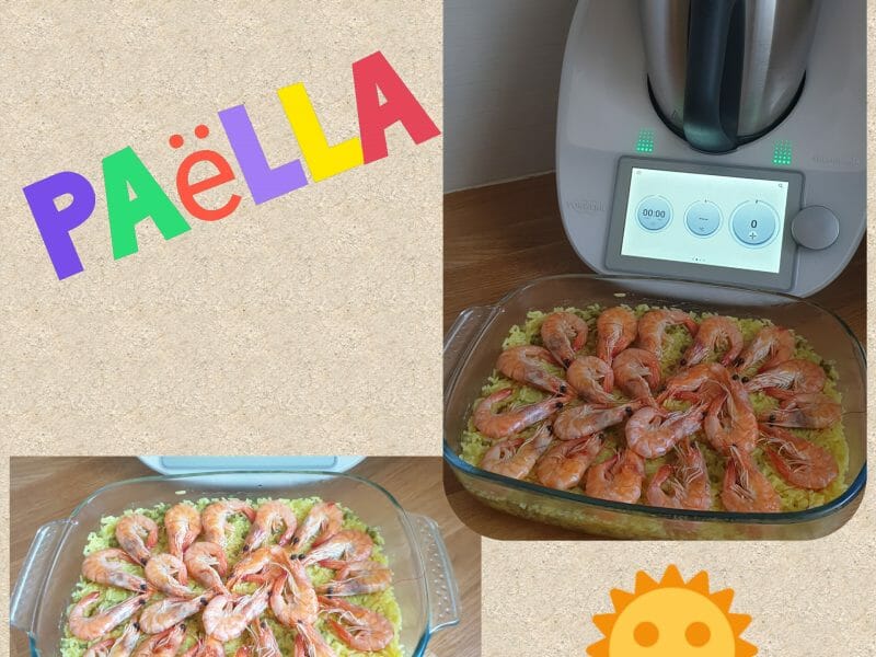 Cliquez pour zoomer ! Paella Thermomix par Mistouflette21