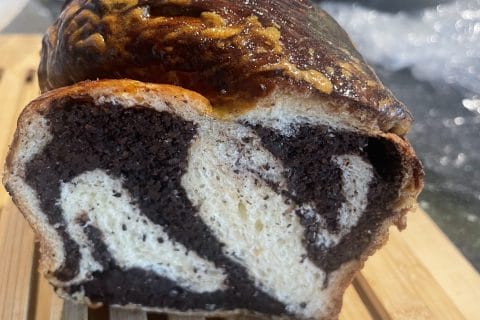 Cliquez pour zoomer ! Cozonac – Brioche roumaine aux noix et chocolat Thermomix par Georgi