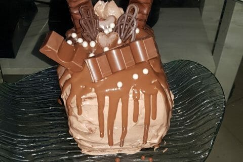 Cliquez pour zoomer ! Layer cake Kinder Bueno au Thermomix