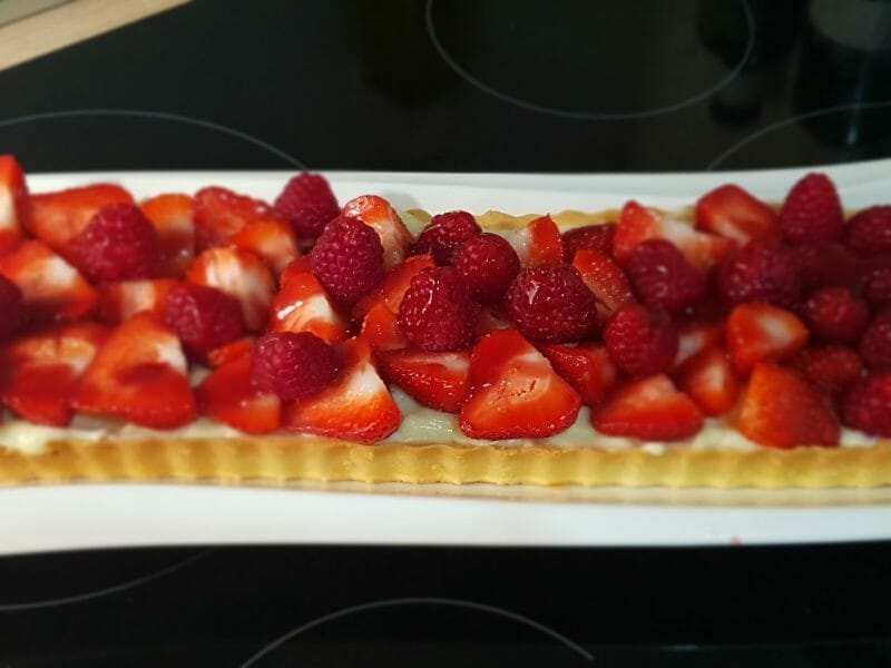 Cliquez pour zoomer ! Tarte aux fraises Thermomix par DELICEKLS