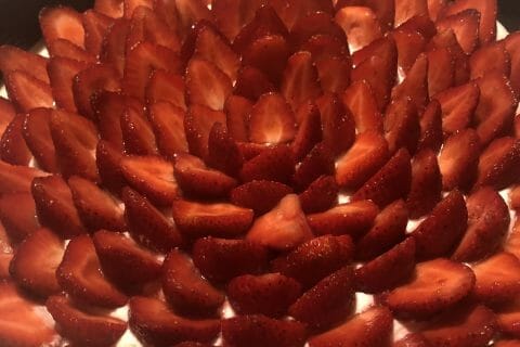Cliquez pour zoomer ! Tarte aux fraises sans cuisson Thermomix par ghazghkull