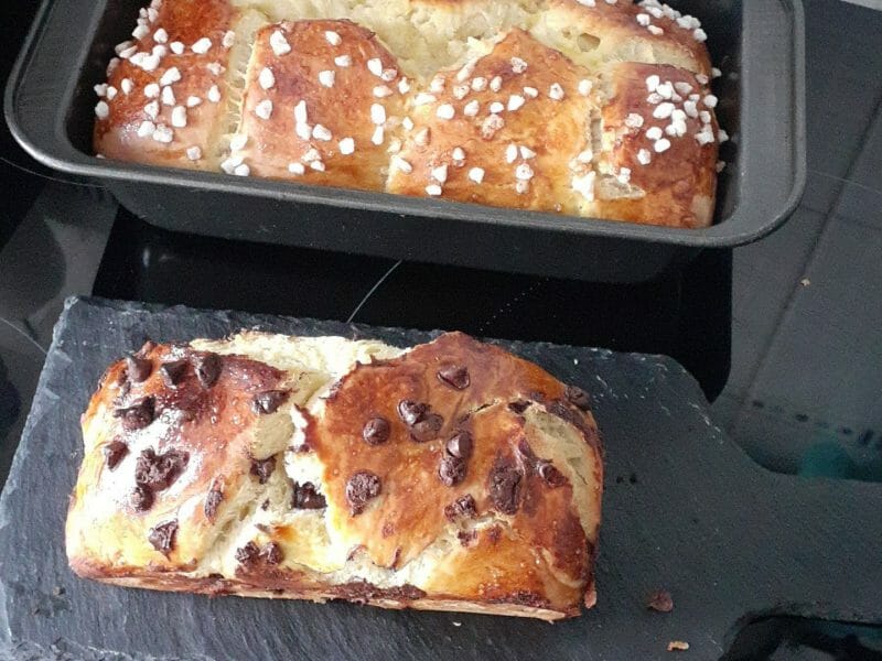 Cliquez pour zoomer ! Brioche tressée à la mie filante Thermomix par kahina_17
