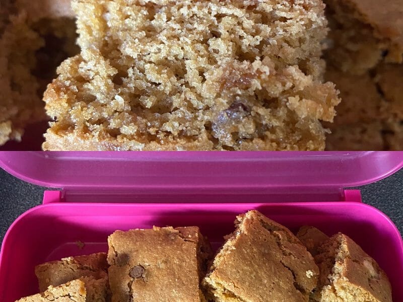 Cliquez pour zoomer ! Carrés spéculoos et chocolat blanc Thermomix par vivi31410