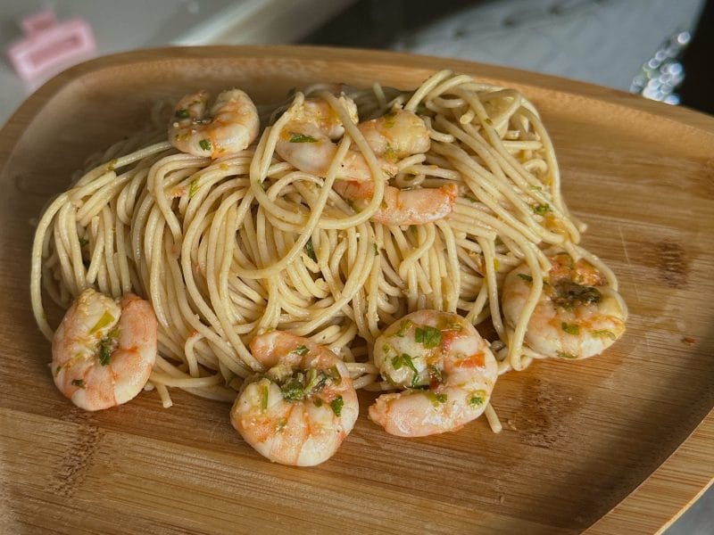 Cliquez pour zoomer ! Crevettes à l’ail Thermomix par NiniKitchen