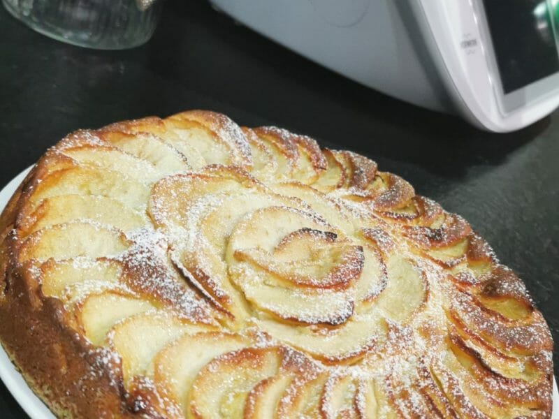 Cliquez pour zoomer ! Gâteau aux pommes et mascarpone Thermomix par farida_21