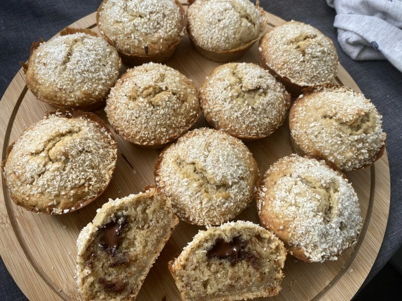 Cliquez pour zoomer ! Muffins à la banane Thermomix par oc94