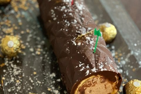 Cliquez pour zoomer ! Bûche Ferrero Rocher Thermomix par mimiro91