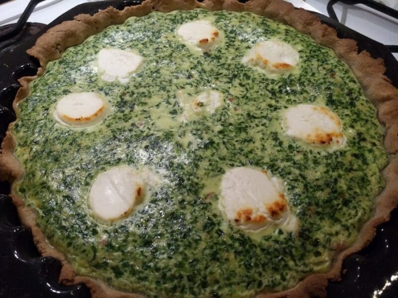 Cliquez pour zoomer ! Quiche épinards et lardons Thermomix par Elo35