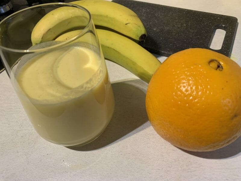 Cliquez pour zoomer ! Milkshake orange banane Thermomix par olivier33127