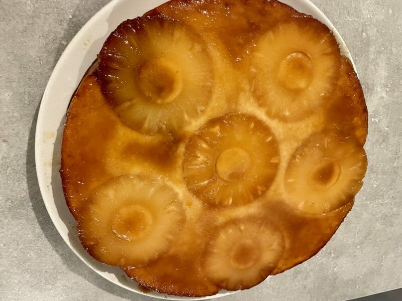 Cliquez pour zoomer ! Gâteau renversé à l’ananas Thermomix par chacha_rez