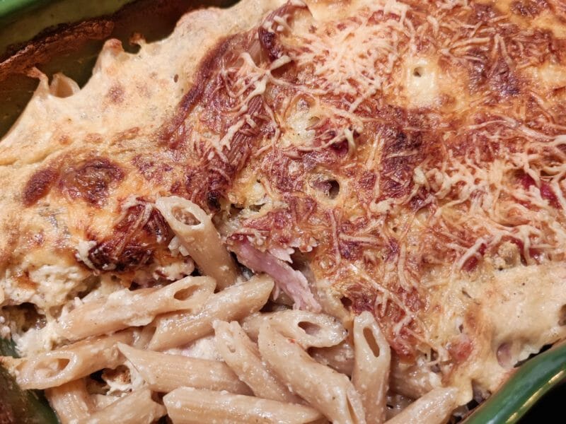 Cliquez pour zoomer ! Gratin de fusilli au jambon Thermomix par rachelle