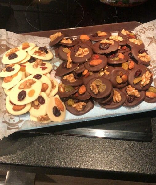 Cliquez pour zoomer ! Mendiants au chocolat Thermomix par Petitemonia