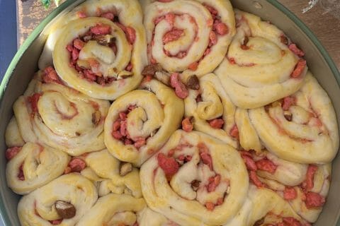 Cliquez pour zoomer ! Brioche aux pralines roses Thermomix par angelique0726
