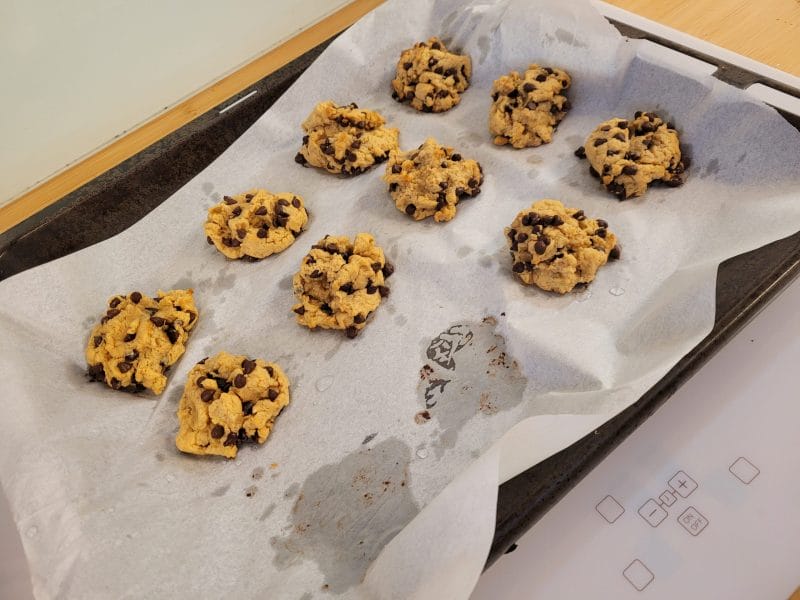 Cliquez pour zoomer ! Cookies beurre de cacahuète et pépites de chocolat Thermomix par sylv007