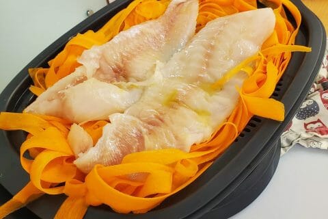 Cliquez pour zoomer ! Filet de cabillaud et sa sauce persillée Thermomix par sylv007